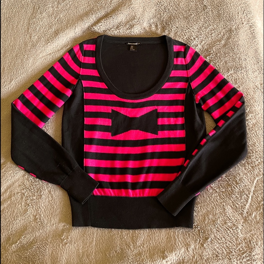 Sonia Rykiel for H&M bow sweater,  size Medium